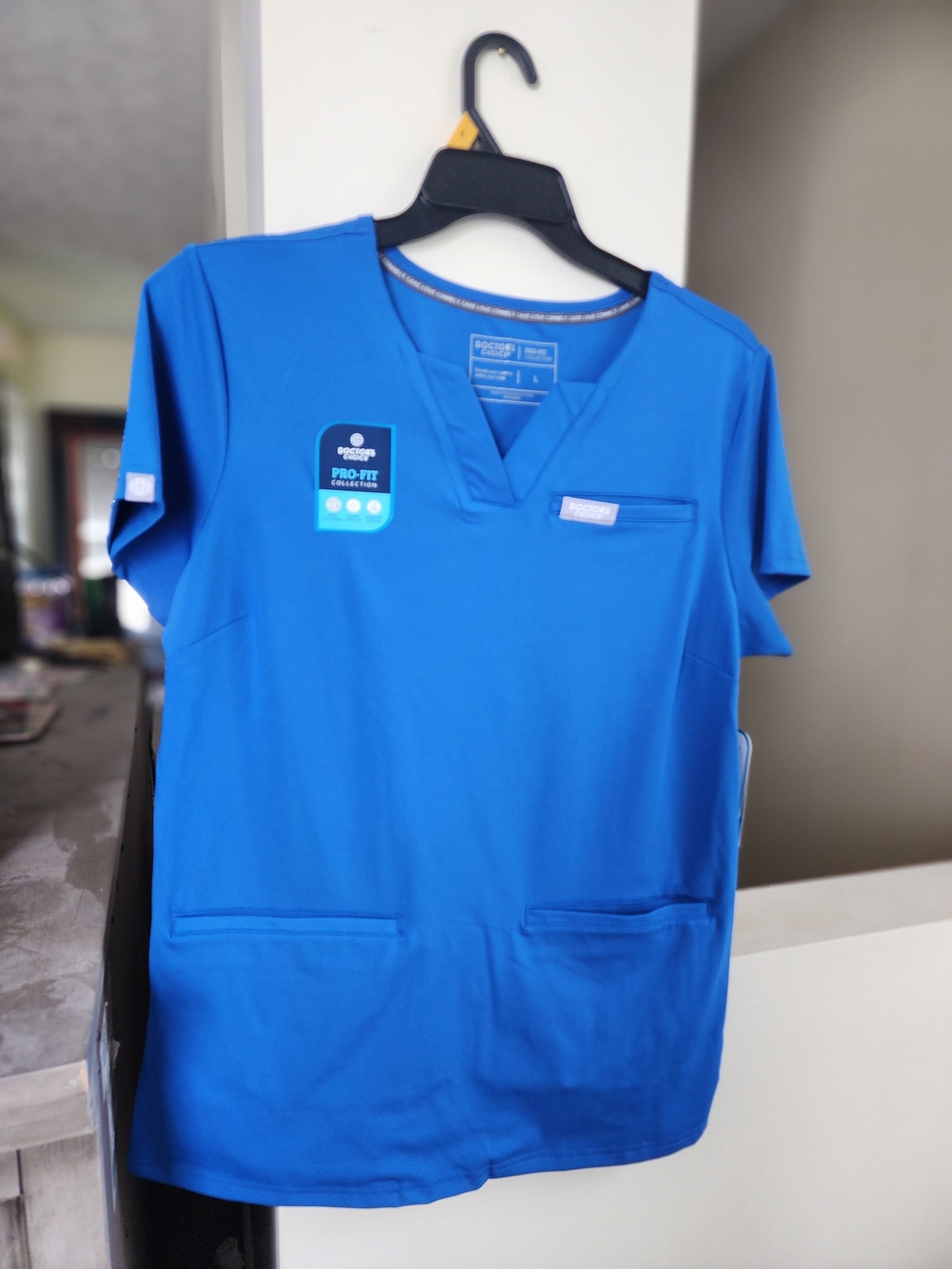Large Doctor's Choice Scrubs Set - Blue